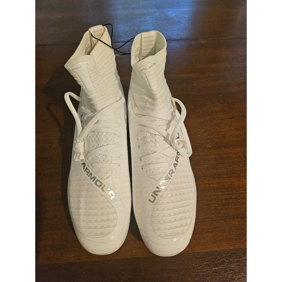 Under Armour Men\'s UA‎ Highlight 2 MC Lace Up Football Cleats White Size 8.5 main image 6